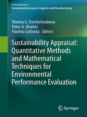 cover image of Sustainability Appraisal
